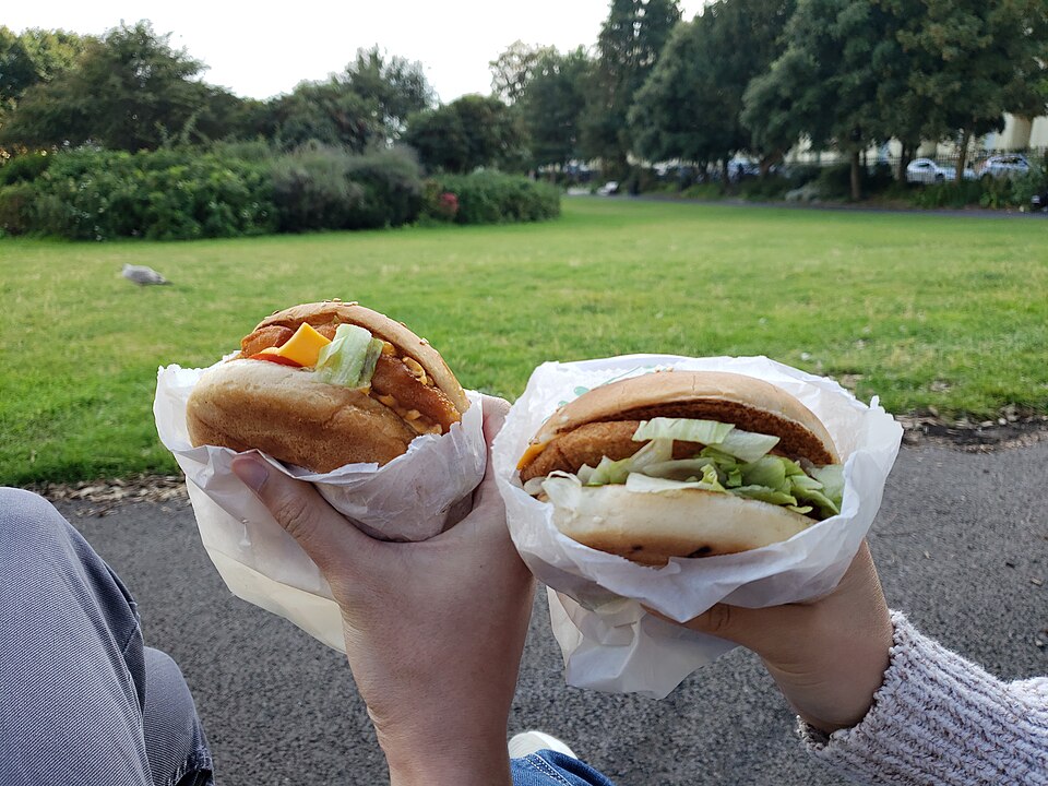 Photo: Black bean burger