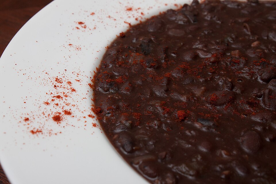 Photo: Black bean soup