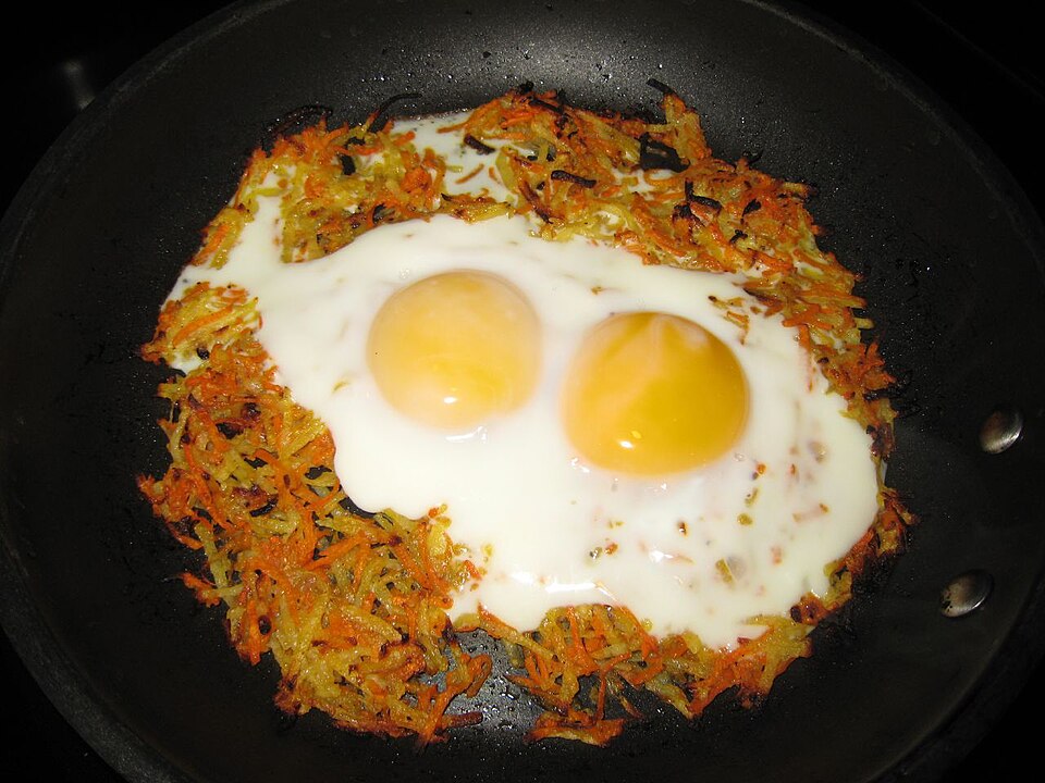 Photo: Potato hash egg