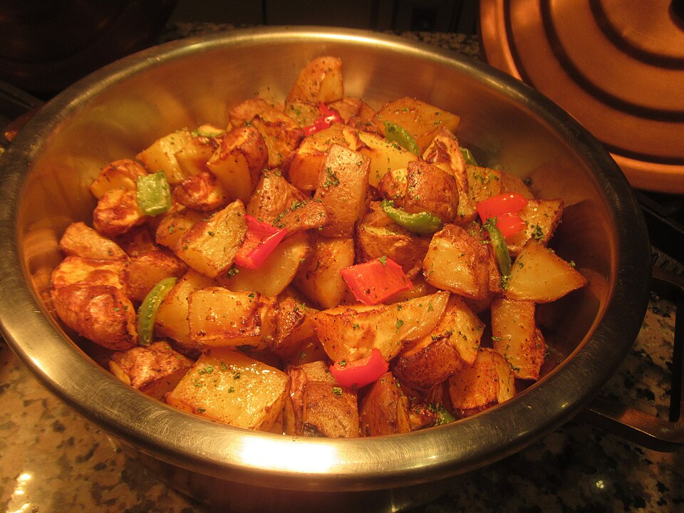 Photo: Roasted potatoes