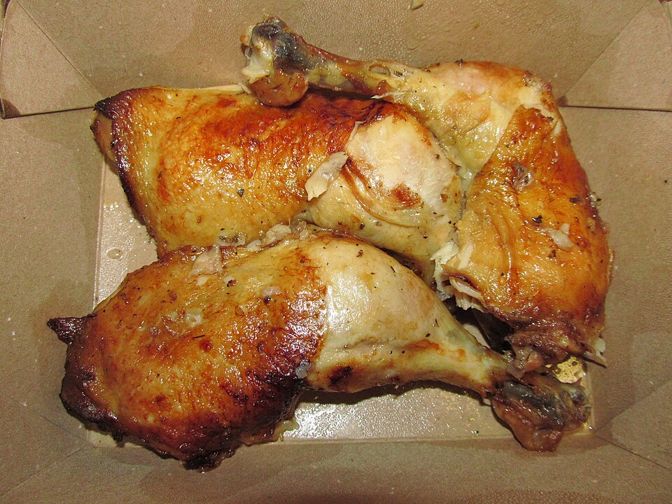 Photo: Roasted chicken thighs