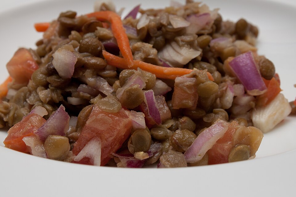Photo: Lentil salad