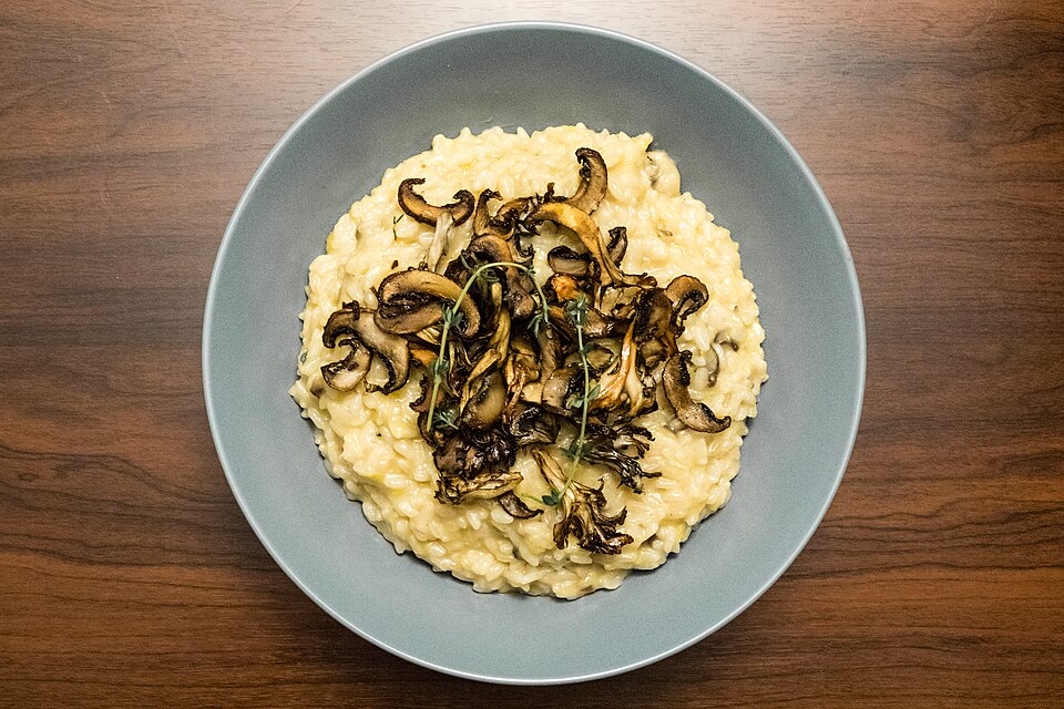 Photo: Mushroom risotto