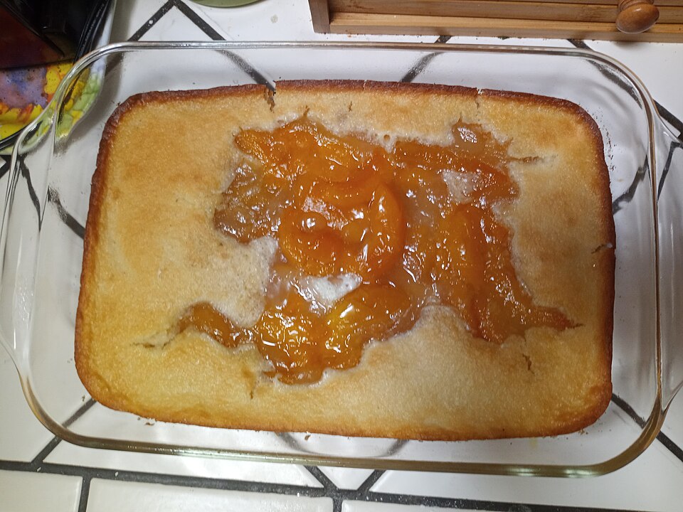 Photo: Peach cobbler