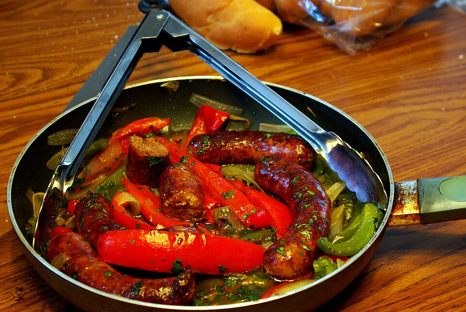 Photo: Sausage and peppers