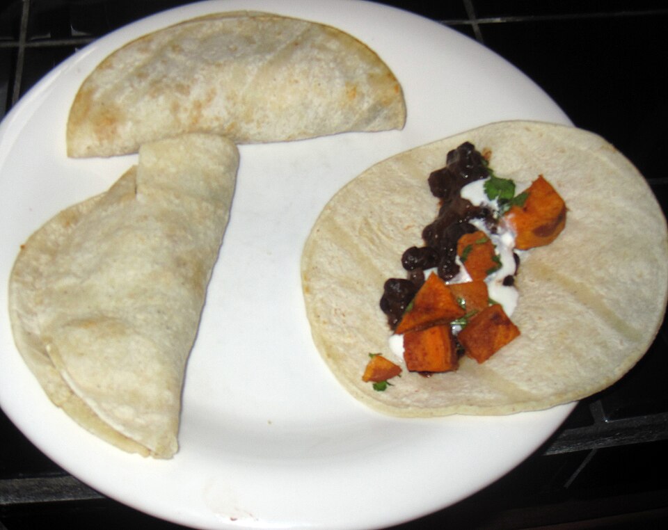 Photo: Vegetarian tacos