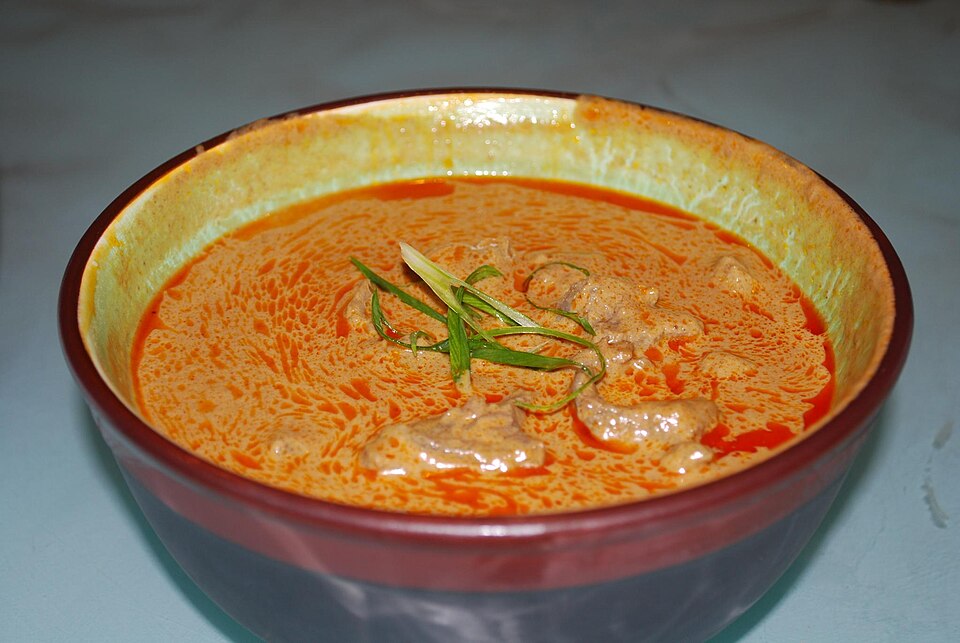 Photo: Thai red curry shrimp
